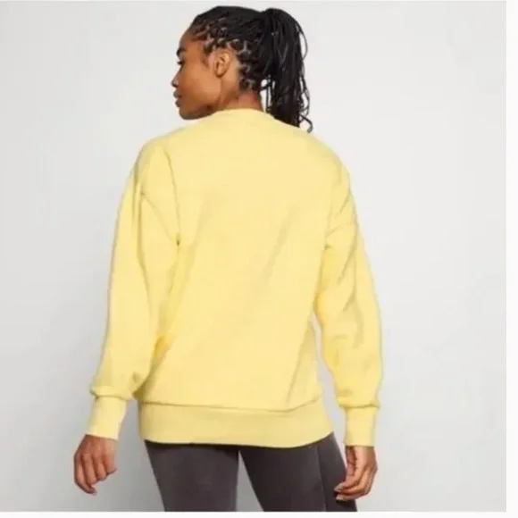 Sweaty Betty 'Essentials' Sweatshirt in RIVIERA YELLOW Size M - Picture 2 of 8